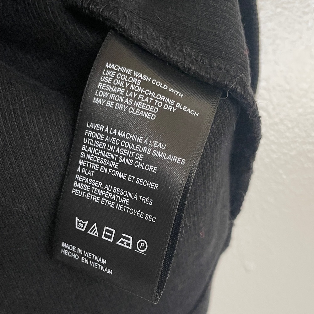 Maeve|Black Puff Sleeve Ribbed Blouse|Medium|EUC - Picture 6 of 10